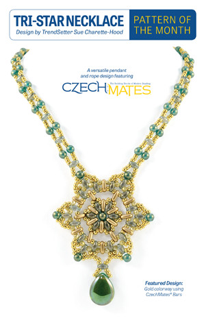 Pattern Brochure : Tri-Star Necklace by Sue Charette-Hood (25 Copies per Pack)