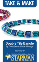 Pattern Mini : Double Tile Bangle by Chloe Menage (50 Copies per Pack)