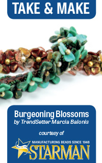 Pattern Mini : Burgeoning Blossoms by Marcia Balonis (50 Copies per Pack)