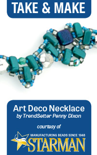 Pattern Mini : Art Deco Necklace by Penny Dixon (50 Copies per Pack)