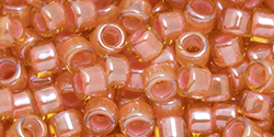 TOHO Aiko (11/0) : Peach-Lined Topaz 50g