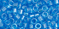 TOHO Aiko (11/0) 4g Pack : Transparent Dark Aqua Luster