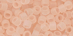 TOHO Aiko (11/0) 4g Pack : Transparent Frosted Rosaline