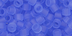 TOHO Aiko (11/0) 4g Pack : Transparent Frosted Lt Sapphire