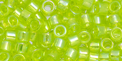 TOHO Aiko (11/0) : Transparent Lime Green Rainbow 50g