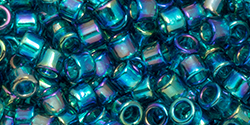 TOHO Aiko (11/0) : Transparent Teal Rainbow 50g