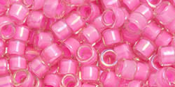 TOHO Aiko (11/0) : Neon Pink-Lined Crystal 50g