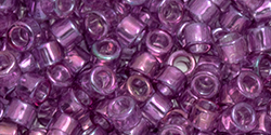 TOHO Aiko (11/0) : Transparent Dk Amethyst Gold Luster 50g