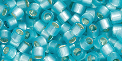 TOHO Aiko (11/0) : Translucent Silver-Lined Aqua 50g