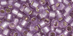 TOHO Aiko (11/0) : Translucent Silver-Lined Lt Amethyst 50g