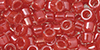 TOHO Aiko (11/0) : Tomato-Lined Crystal