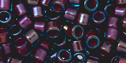 TOHO Aiko (11/0) : Oxblood-Lined Aqua 50g