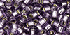TOHO Aiko (11/0) : Transparent Silver-Lined Tanzanite