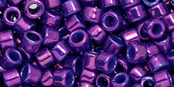 TOHO Aiko (11/0) 4g Pack : Royal Purple Gold Luster