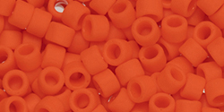 TOHO Aiko (11/0) 4g Pack : Opaque Frosted Sunset Orange