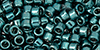 TOHO Aiko (11/0) : Galvanized Teal Hematite