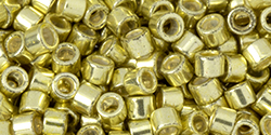 TOHO Aiko (11/0) 4g Pack : Galvanized Yellow Gold