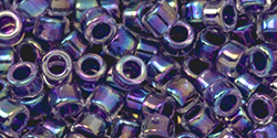 TOHO Aiko (11/0) : Grape-Lined Crystal Rainbow 50g