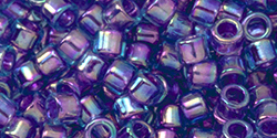 TOHO Aiko (11/0) : Purple-Lined Aqua Rainbow 50g