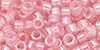 TOHO Aiko (11/0) : Bubble Gum-Lined Crystal Rainbow