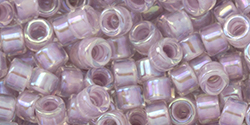 TOHO Aiko (11/0) : Pale Lavender-Lined Crystal Rainbow 50g