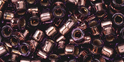 TOHO Aiko (11/0) 4g Pack : Copper-Lined Amethyst