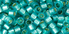 TOHO Aiko (11/0) 4g Pack : PermaFinish Translucent Silver-Lined Teal