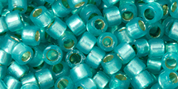 TOHO Aiko (11/0) : PermaFinish - Translucent Silver-Lined Teal 50g