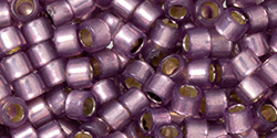 TOHO Aiko (11/0) : PermaFinish - Translucent Silver-Lined Amethyst 50g