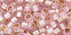 TOHO Aiko (11/0) : PermaFinish - Translucent Silver-Lined Soft Pink 50g