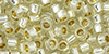 TOHO Aiko (11/0) : PermaFinish - Translucent Silver-Lined Lt Jonquil 50g
