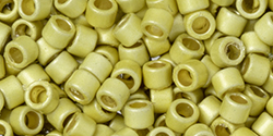 TOHO Aiko (11/0) 4g Pack : PermaFinish Galvanized Matte Yellow Gold