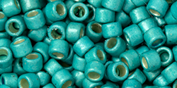 TOHO Aiko (11/0) 4g Pack : PermaFinish Galvanized Matte Teal