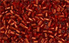 TOHO Bugle #0 (2mm) : Silver-Lined Siam Ruby