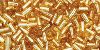 TOHO Bugle #1 (3mm) : Silver-Lined Med Topaz