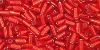 TOHO Bugle #1 (3mm) : Silver-Lined Siam Ruby