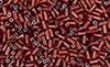 TOHO Bugle #1 (3mm) : Silver-Lined Ruby