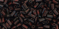 TOHO Bugle #1 (3mm) : HYBRID Pepper Red - Picasso