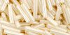TOHO Bugle #3 9mm Tube 2.5" : Opaque-Lustered Lt Beige