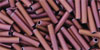 TOHO Bugle #3 9mm Tube 2.5" : Matte-Color Mauve Mocha