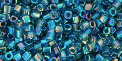 TOHO Cube 1.5mm : Transparent-Rainbow Teal
