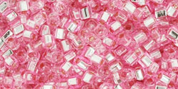 TOHO Cube 1.5mm : Silver-Lined Pink