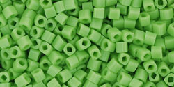 TOHO Cube 1.5mm Tube 2.5" : Opaque Sour Apple