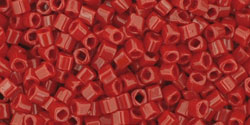 TOHO Cube 1.5mm Tube 2.5" : Opaque Pepper Red