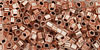 TOHO Cube 1.5mm Tube 2.5" : Copper-Lined Alabaster