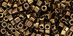TOHO Cube 2mm Tube 2.5" : Antique Bronze