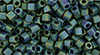 TOHO Cube 2mm Tube 2.5" : Matte-Color Aquarius