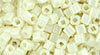 TOHO - Cube 3mm : Opaque-Lustered Navajo White