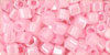 TOHO Cube 3mm Tube 2.5" : Ceylon Innocent Pink