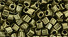 TOHO - Cube 3mm : Bronze Antique Gold